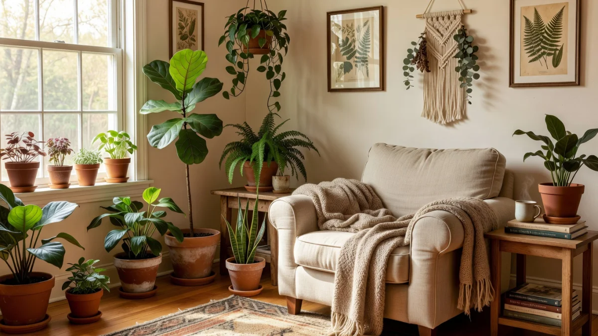 Décoration de maison avec des plantes du jardin : idées et conseils pour végétaliser votre intérieur