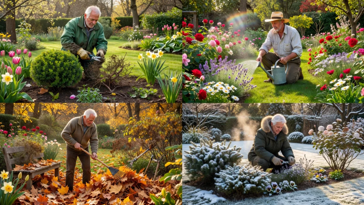 Entretien annuel des plantes du jardin : le guide complet saison par saison