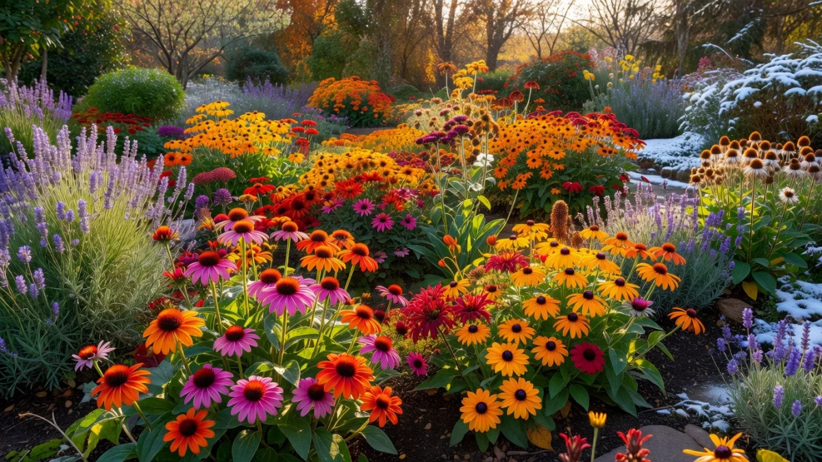 Fleurs colorées pour un jardin toute l'année : les meilleures plantes saison par saison