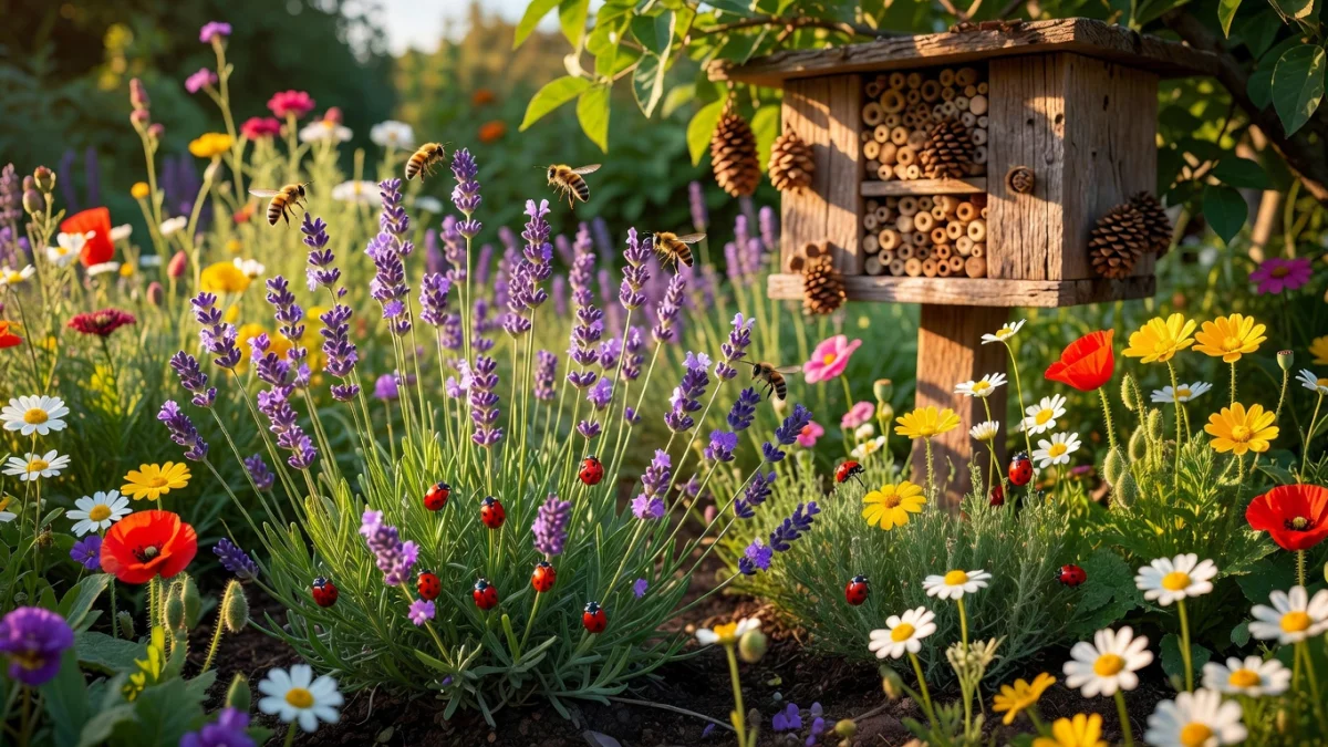 Jardins naturels pour insectes utiles : créer un écosystème équilibré et florissant