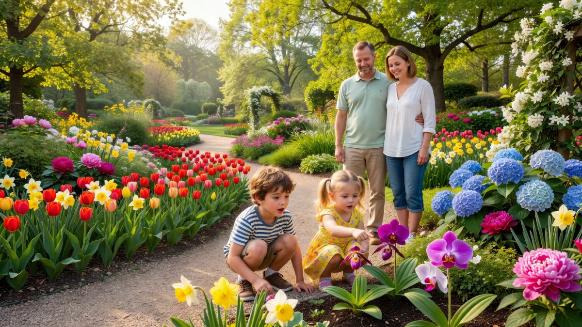 Visite en famille d'un jardin botanique au printemps : conseils, activités et bons plans